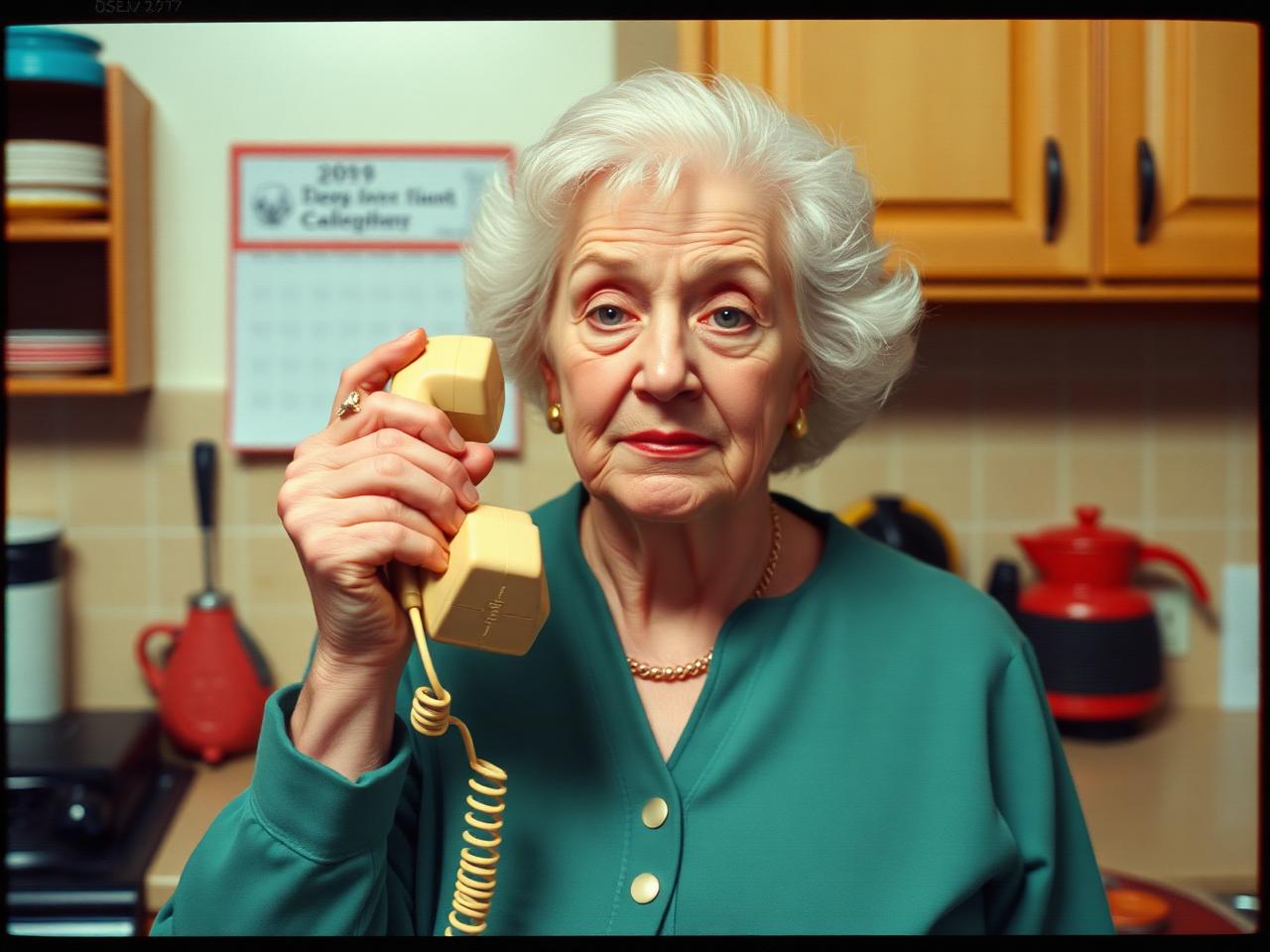 Suspected AI fake: “Grandma, it's me.”